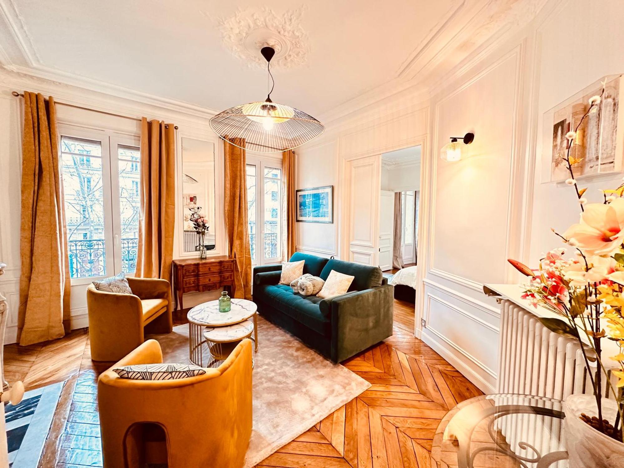 Charming 4-Room Flat Near Eiffel Tower-8People-2 Bedrooms Paris Exterior photo
